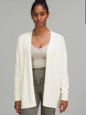 Lululemon Side Slit Sweater Wrap Lemon Sorbet